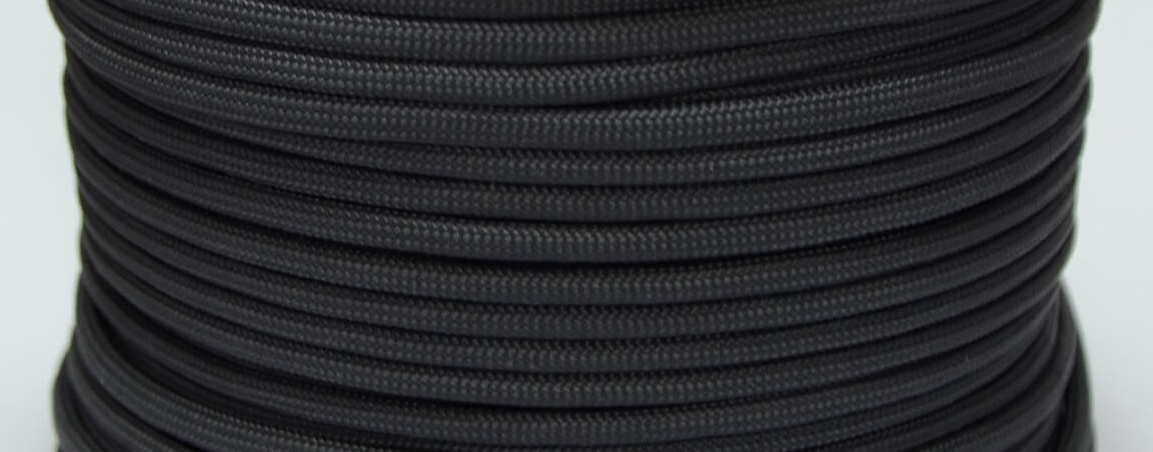 Paracord - tmavé šedá