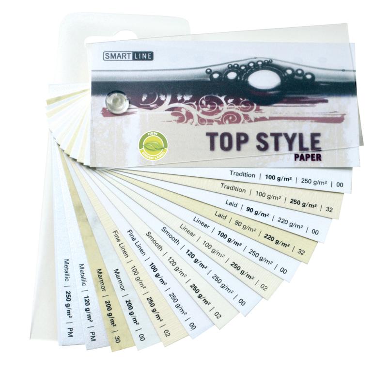papír Top Style Metallic A4 - 250g - bílý s perletí