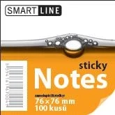 samolepicí bloček 76x76 mm - 100 listů - růžový