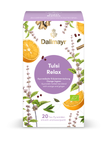Tulsi relax - zázvor / pomeranč - pyramidový